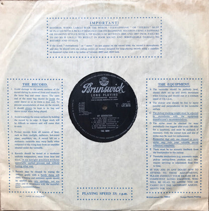 The Who : My Generation (LP, Album, Mono)