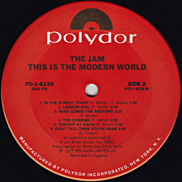 The Jam : This Is The Modern World (LP, Album, CT)