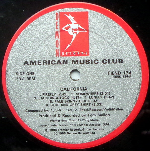 American Music Club : California (LP, Album)