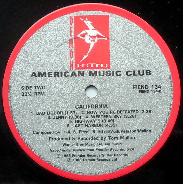 American Music Club : California (LP, Album)