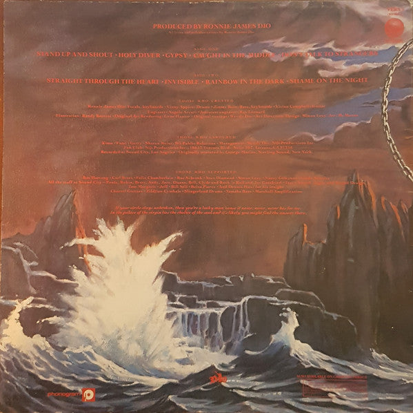 Dio (2) : Holy Diver (LP, Album, Wit)
