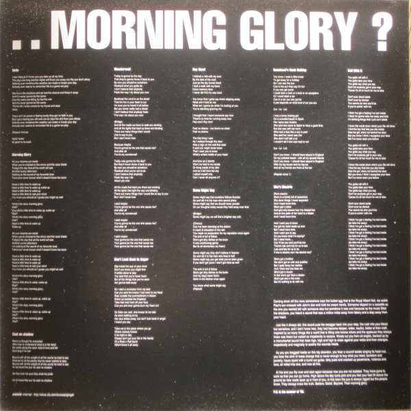 Oasis (2) : (What's The Story) Morning Glory? (2xLP, Album, Dam)