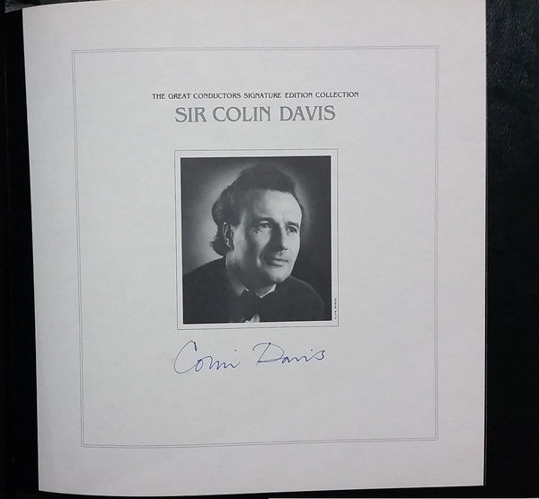Sir Colin Davis, Berlioz*, Dvořák*, Sibelius*, Stravinsky*, Beethoven* : Sir Colin Davis (5xLP, Comp, Ltd)