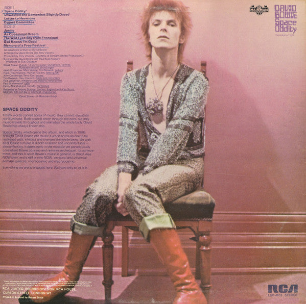 David Bowie : Space Oddity (LP, Album, RE)