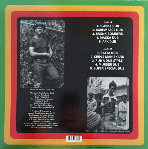 Errol Flabba Holt* : Roots Radics Dub (LP, Album, RE)