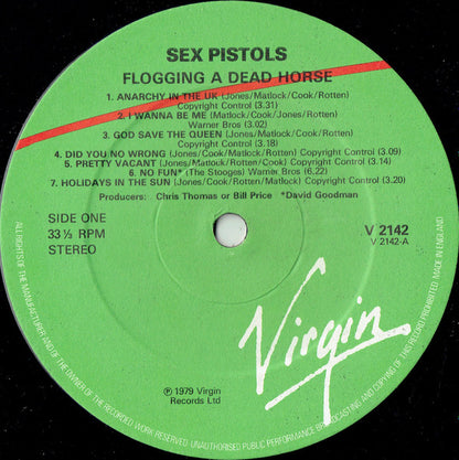 Sex Pistols : Flogging A Dead Horse (LP, Comp)
