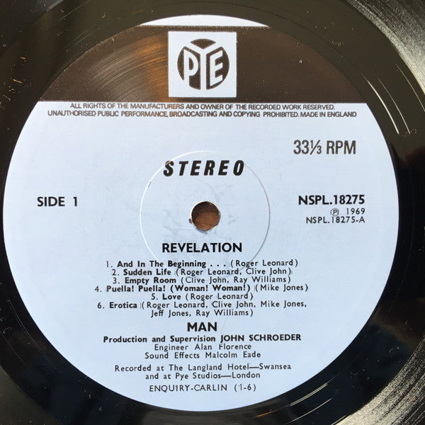 Man : Revelation (LP, Album)