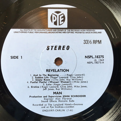 Man : Revelation (LP, Album)