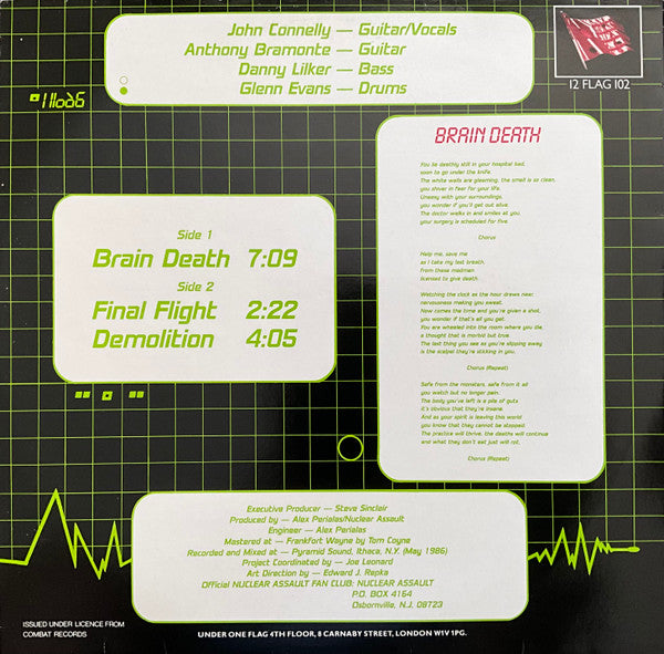 Nuclear Assault : Brain Death (12", EP)