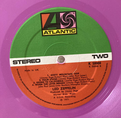 Led Zeppelin : Untitled (LP, Album, Ltd, RE, Lil)