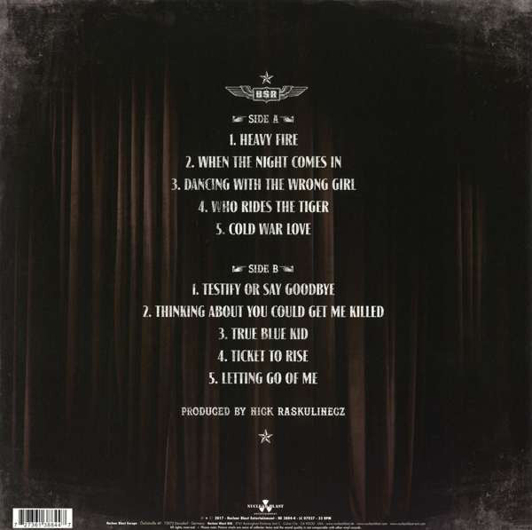 Black Star Riders : Heavy Fire (LP, Album, Pic)