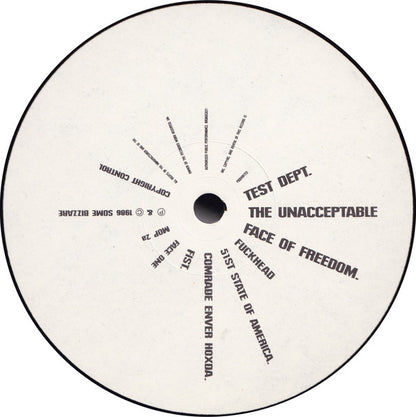 Test Dept. : The Unacceptable Face Of Freedom (LP, Album)