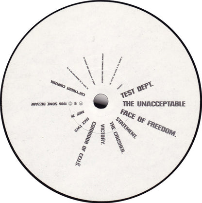 Test Dept. : The Unacceptable Face Of Freedom (LP, Album)