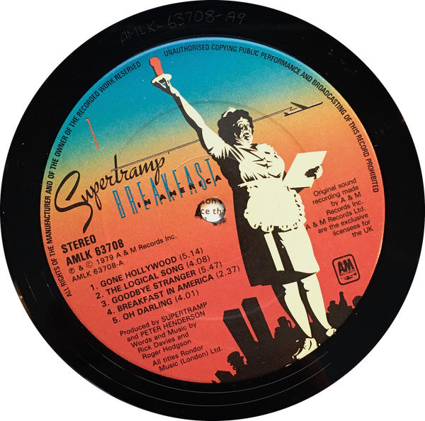 Supertramp : Breakfast In America (LP, Album)