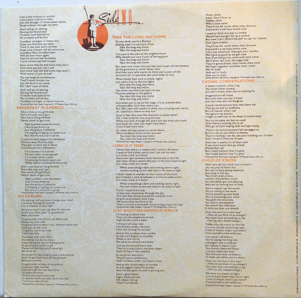 Supertramp : Breakfast In America (LP, Album)