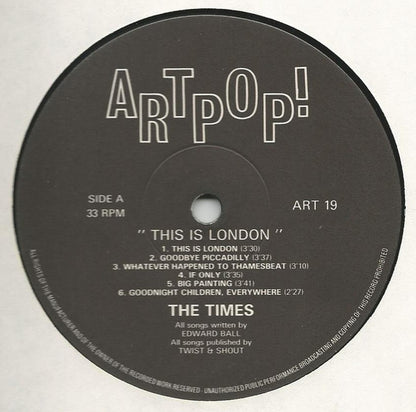 The Times : This Is London (LP, Album)