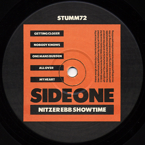 Nitzer Ebb : Showtime (LP, Album)