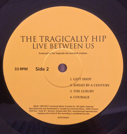 The Tragically Hip : Live Between Us (2xLP, Album, RE, RM)
