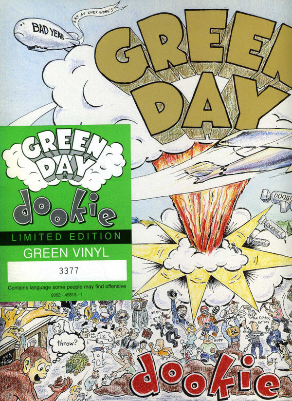 Green Day : Dookie (LP, Album, Ltd, Num, Gre)