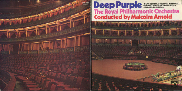 Deep Purple & The Royal Philharmonic Orchestra* Conducted By Malcolm Arnold : Concerto For Group And Orchestra (LP, Album, RE, Bla)