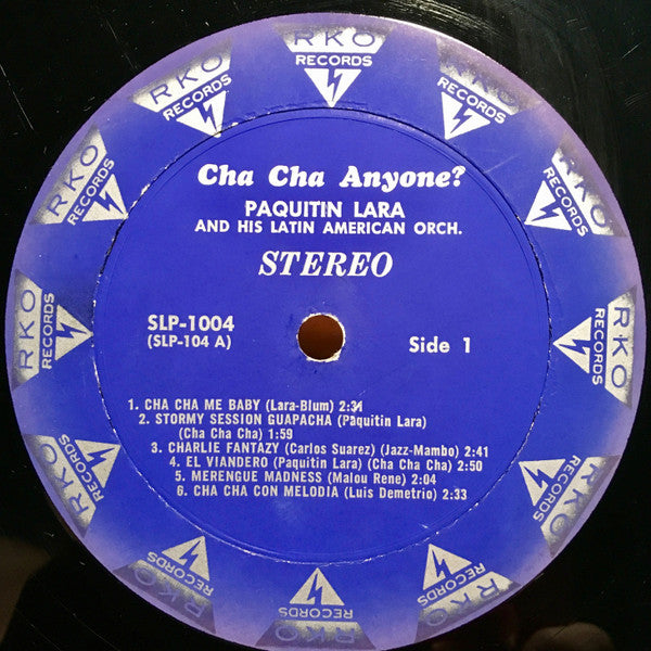 Paquitin Lara And His Latin-American Orchestra  /  Ramon And His Orchestra : Cha Cha Anyone? (LP, Album)