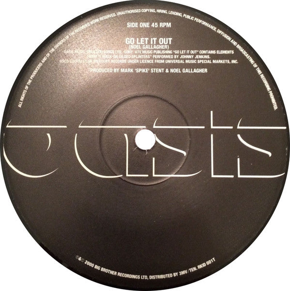 Oasis (2) : Go Let It Out (12", Single)