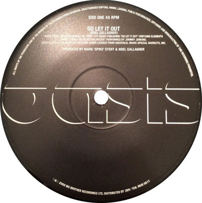 Oasis (2) : Go Let It Out (12", Single)