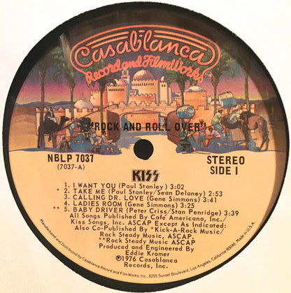 Kiss : Rock And Roll Over (LP, Album, Club, RE)