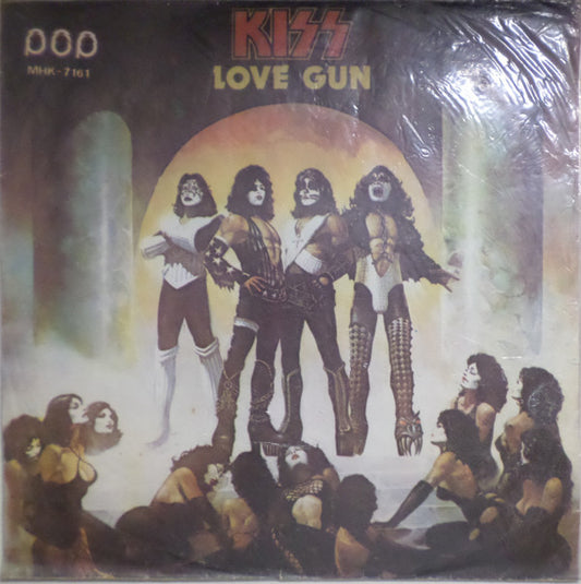 Kiss : Love Gun (LP, Album, Unofficial, Red)