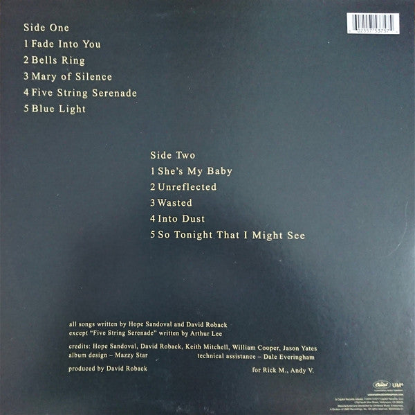 Mazzy Star : So Tonight That I Might See (LP, Album, RE, Cle)