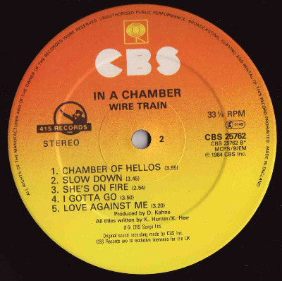 Wire Train : In A Chamber (LP, Album)