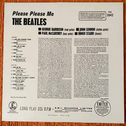 The Beatles : Please Please Me (LP, Album, RE)