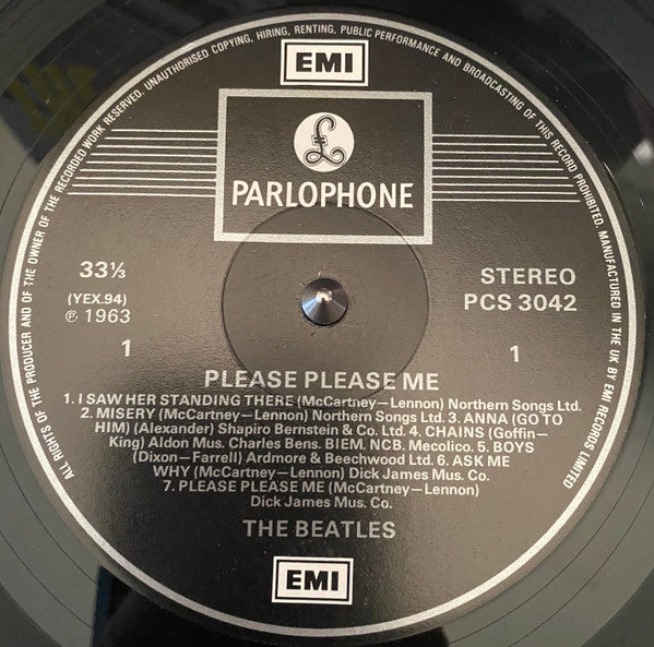 The Beatles : Please Please Me (LP, Album, RE)