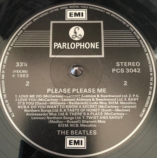 The Beatles : Please Please Me (LP, Album, RE)