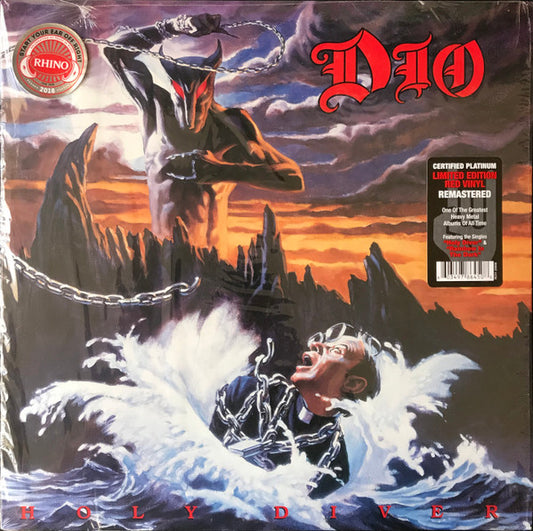 Dio (2) : Holy Diver (LP, Album, Ltd, RE, RM, Red)