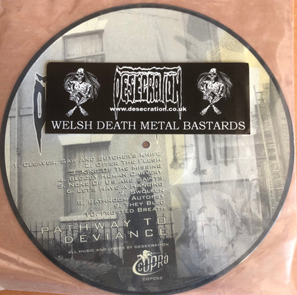 Desecration : Pathway To Deviance (12", Album, Ltd, Pic)