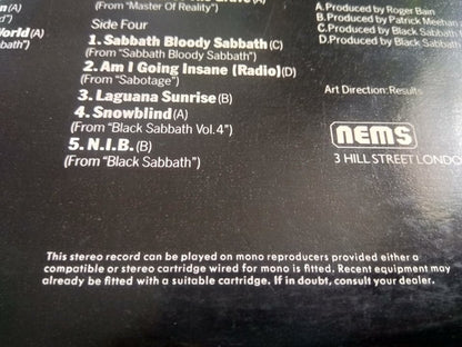 Black Sabbath : We Sold Our Soul For Rock 'N' Roll (2xLP, Comp)