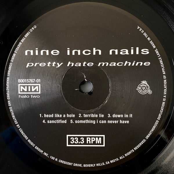 Nine Inch Nails : Pretty Hate Machine (LP, Album, RE)