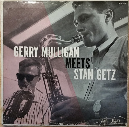 Gerry Mulligan, Stan Getz : Gerry Mulligan Meets Stan Getz (LP, Album, Mono, RE)