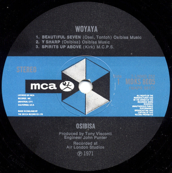 Osibisa : Wɔyaya (LP, Album, Gat)