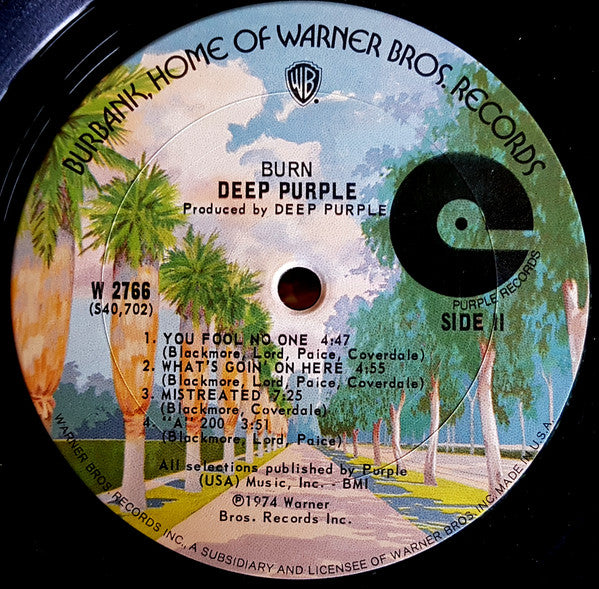 Deep Purple : Burn (LP, Album)