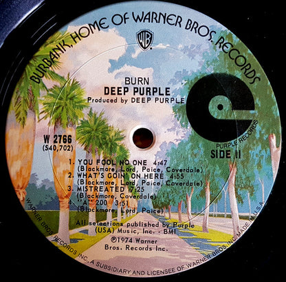 Deep Purple : Burn (LP, Album)