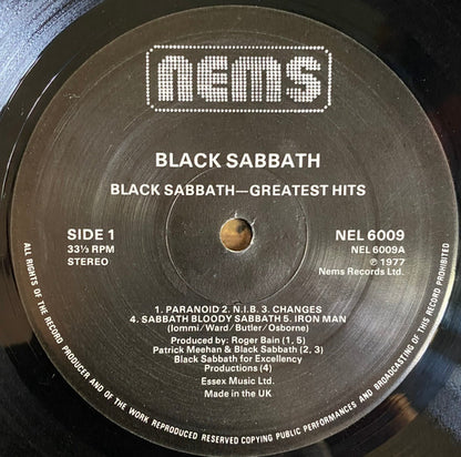 Black Sabbath : Greatest Hits (LP, Comp)
