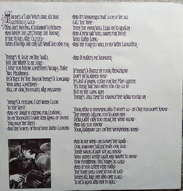 Led Zeppelin : Untitled (LP, Album, M/Print, RP, Gat)