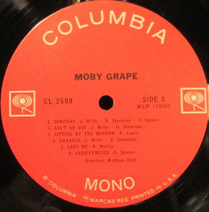 Moby Grape : Moby Grape (LP, Album, Mono, San)