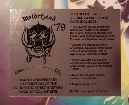 Motörhead : Overkill (LP, Album, RE + 2xLP, Album + Dlx, 40t)
