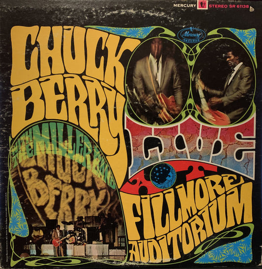 Chuck Berry With Steve Miller Band : Live At Fillmore Auditorium - San Francisco (LP, Album, Mer)