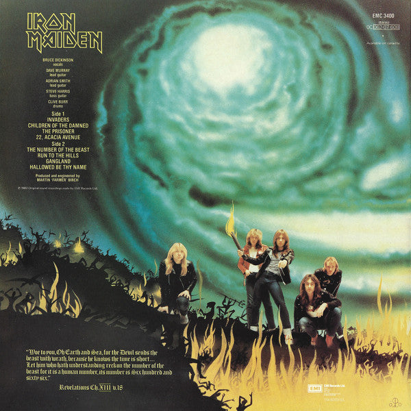 Iron Maiden : The Number Of The Beast (LP, Album)
