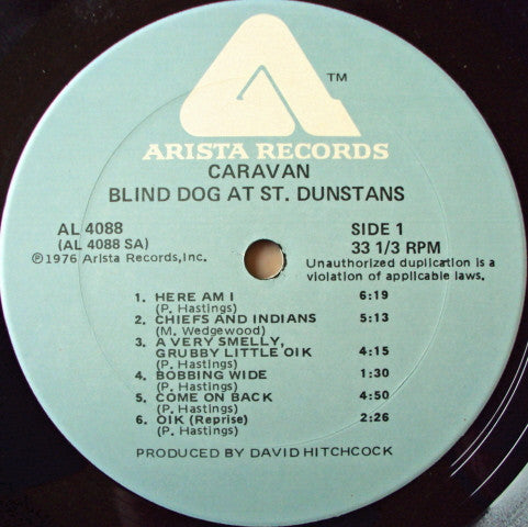 Caravan : Blind Dog At St. Dunstans (LP, Album)