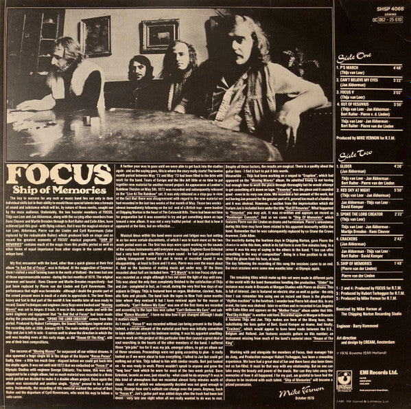 Focus (2) : Ship Of Memories (LP, Album)
